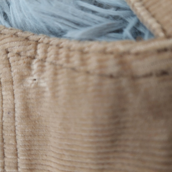 Vintage Levi Strauss Tan Corduroy Trucker Jacket Misses Size Large 12/14 - Picture 6 of 7